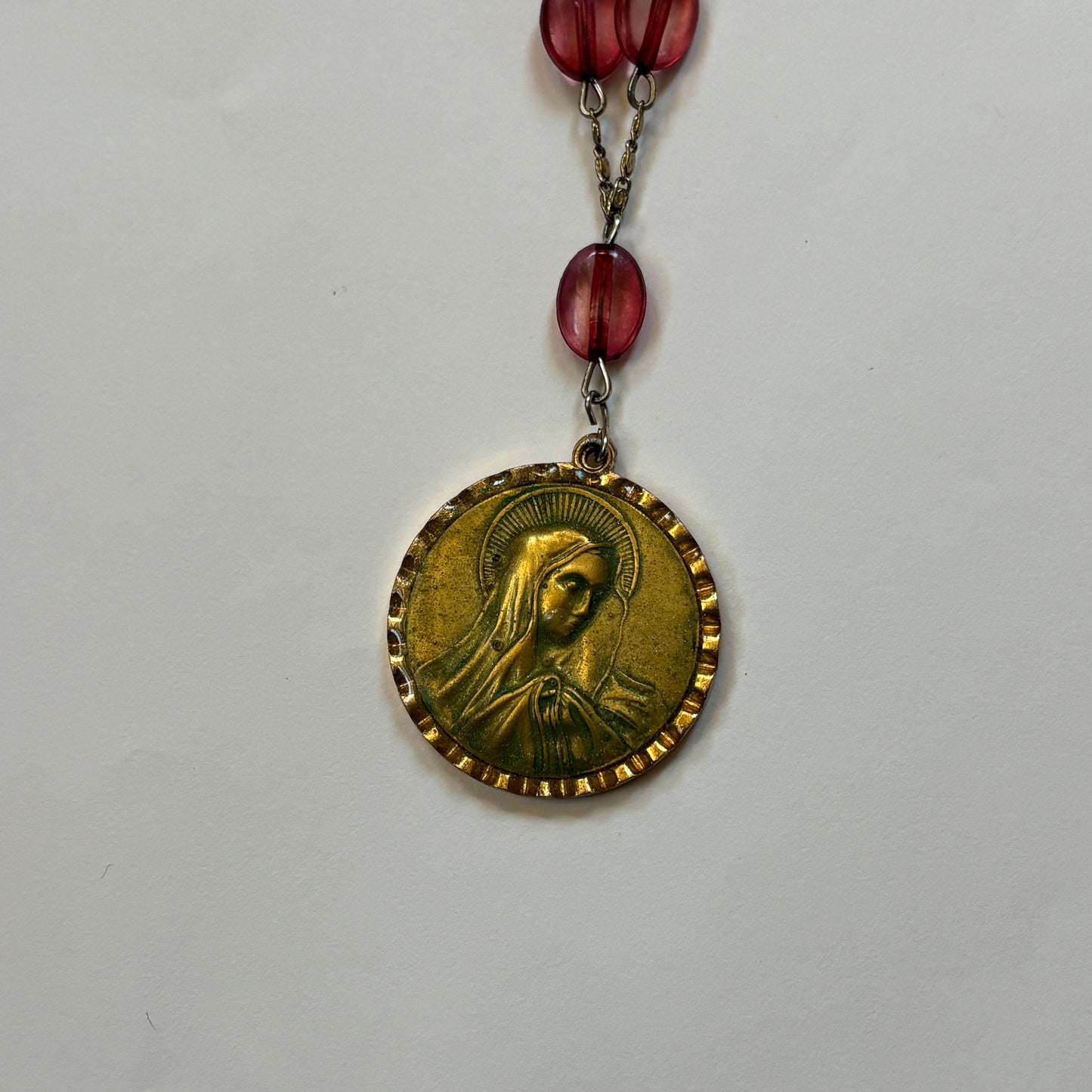 multi tone mary necklace