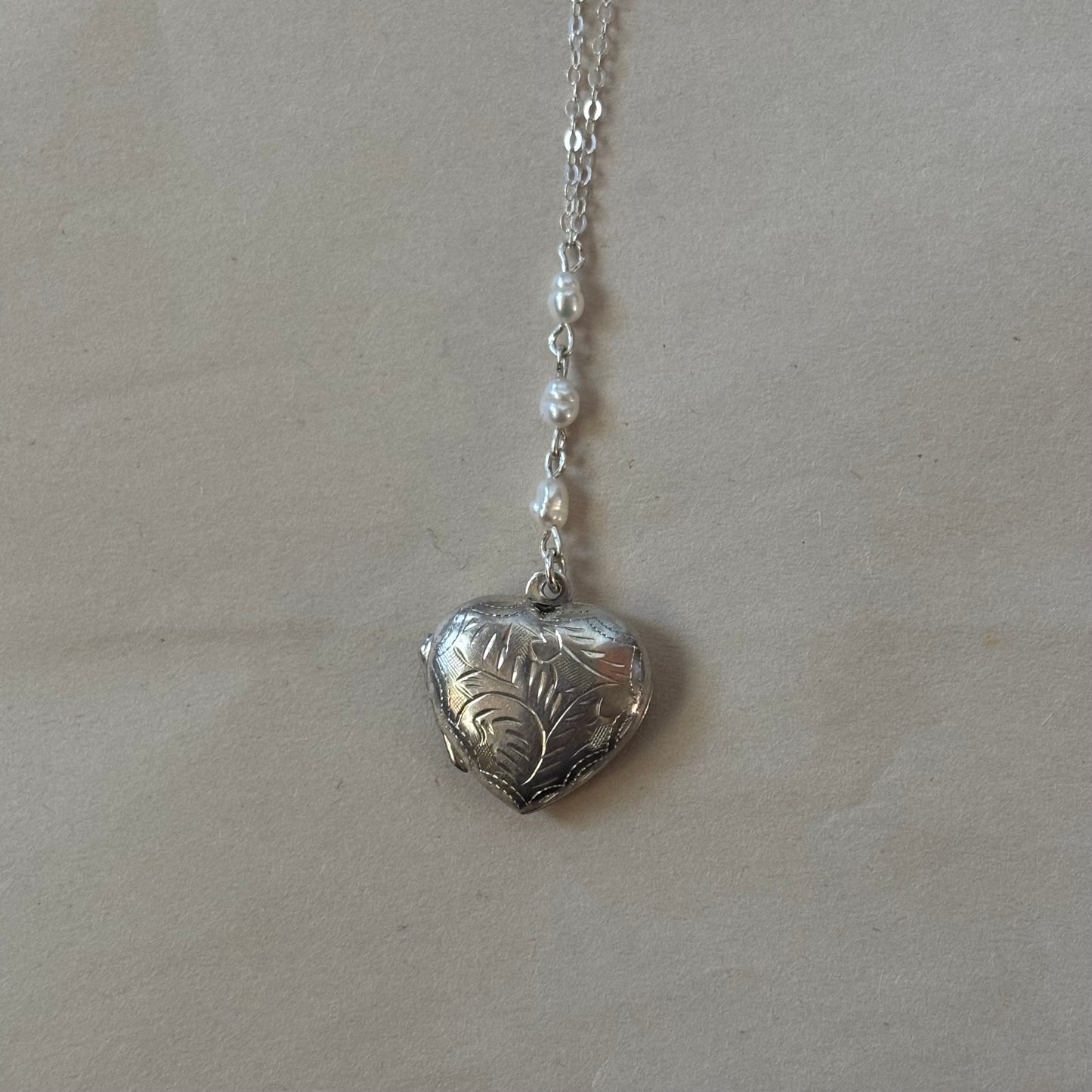 bubble heart necklace