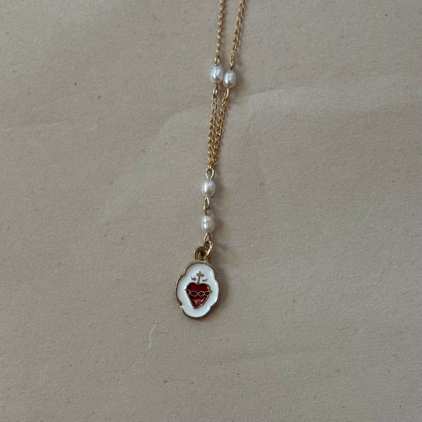 sacred heart necklace
