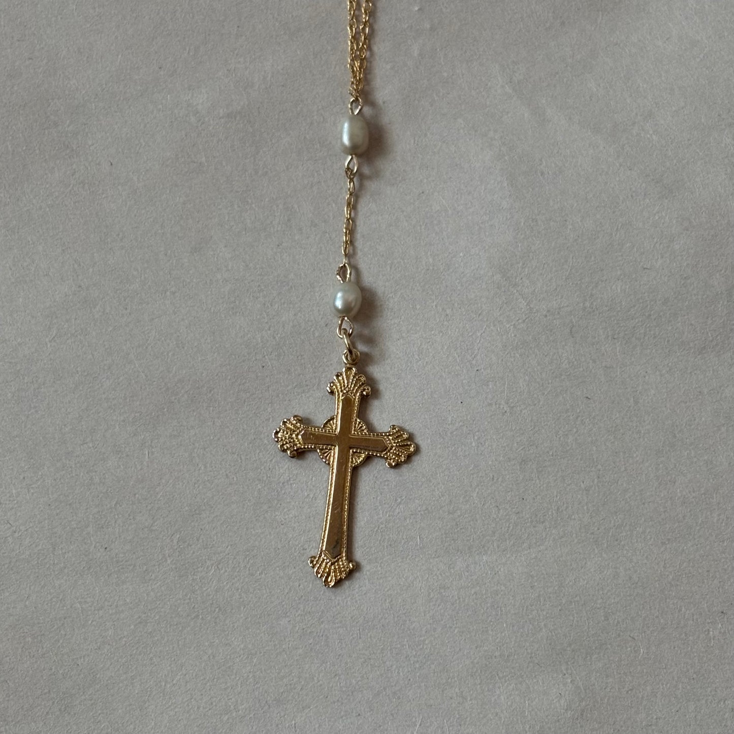 baby cross necklace