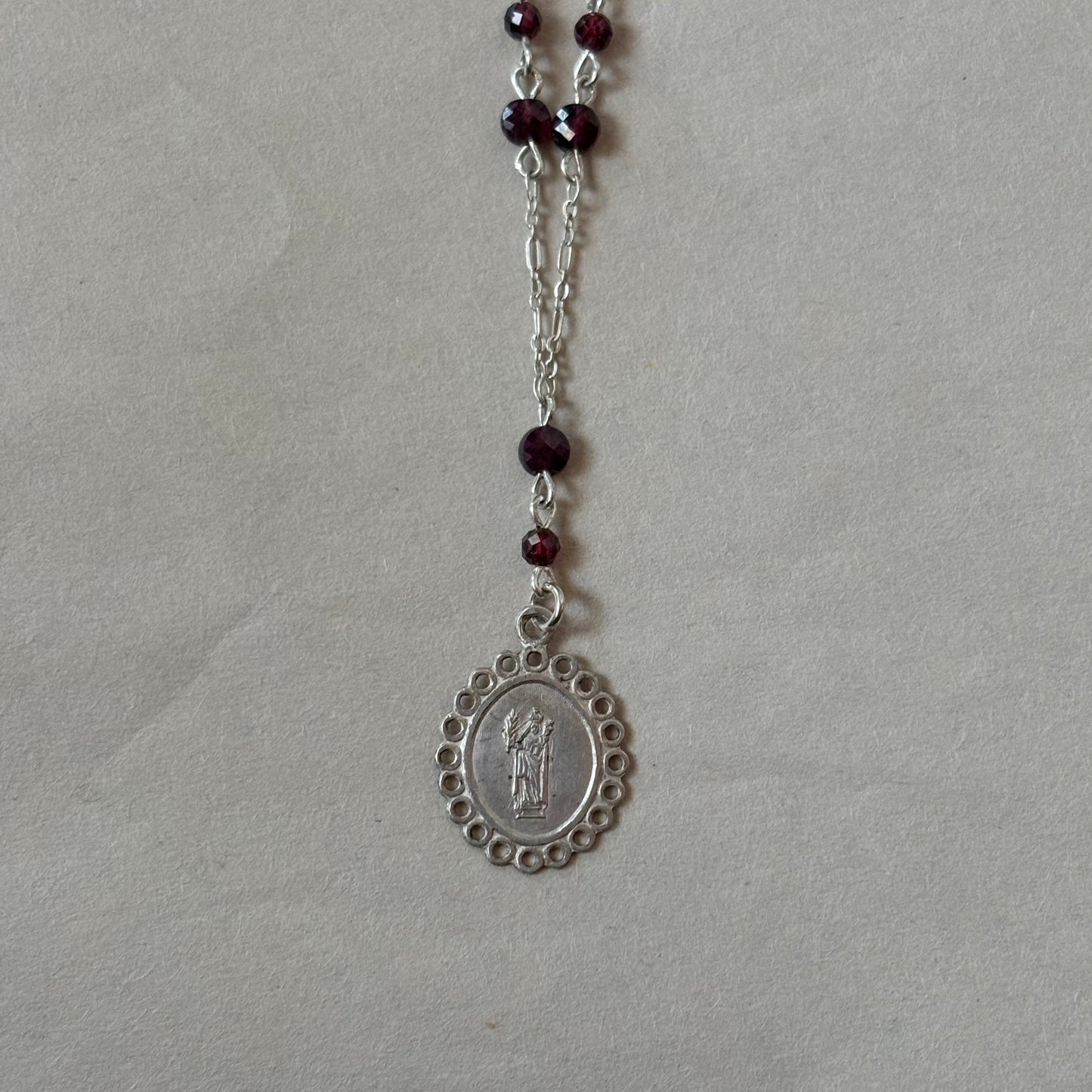 garnet necklace