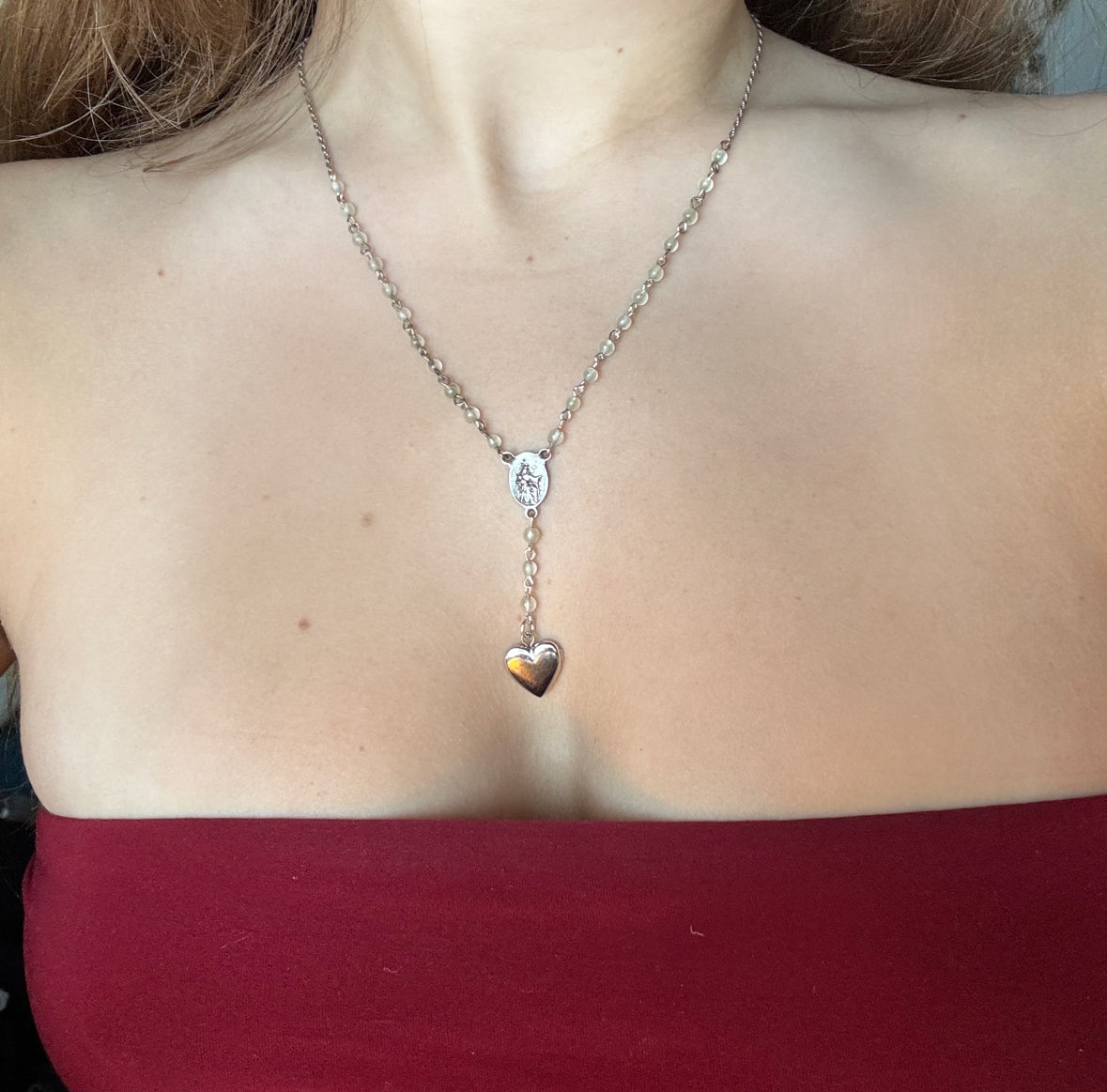 heart icon necklace