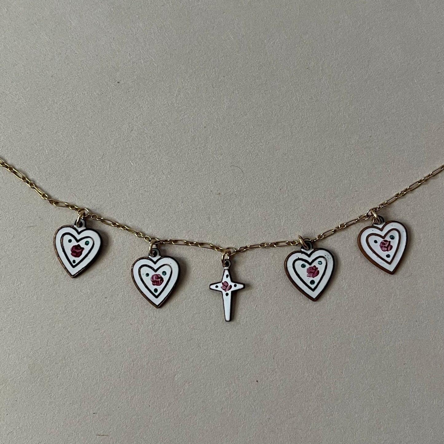 painted necklace