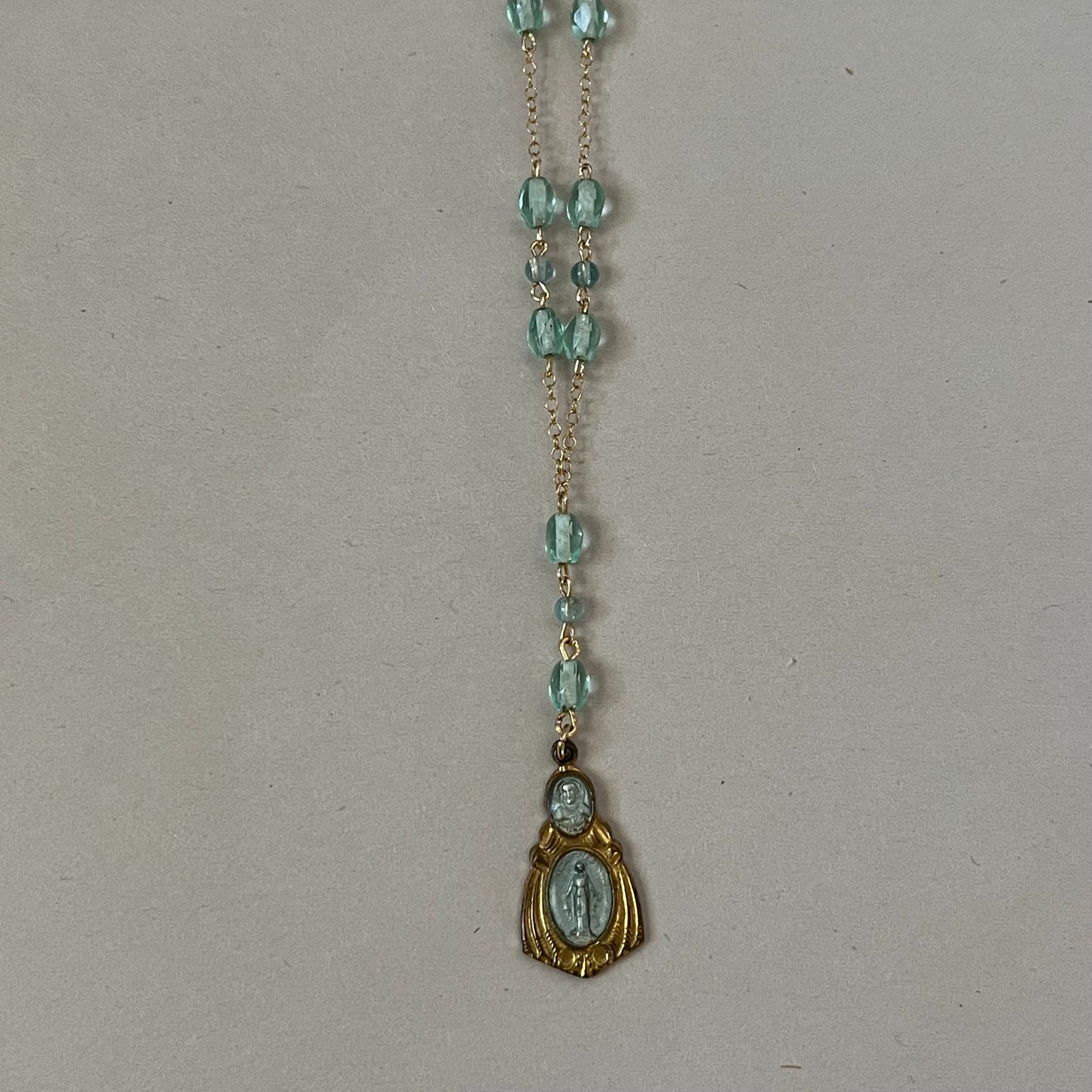aqua necklace