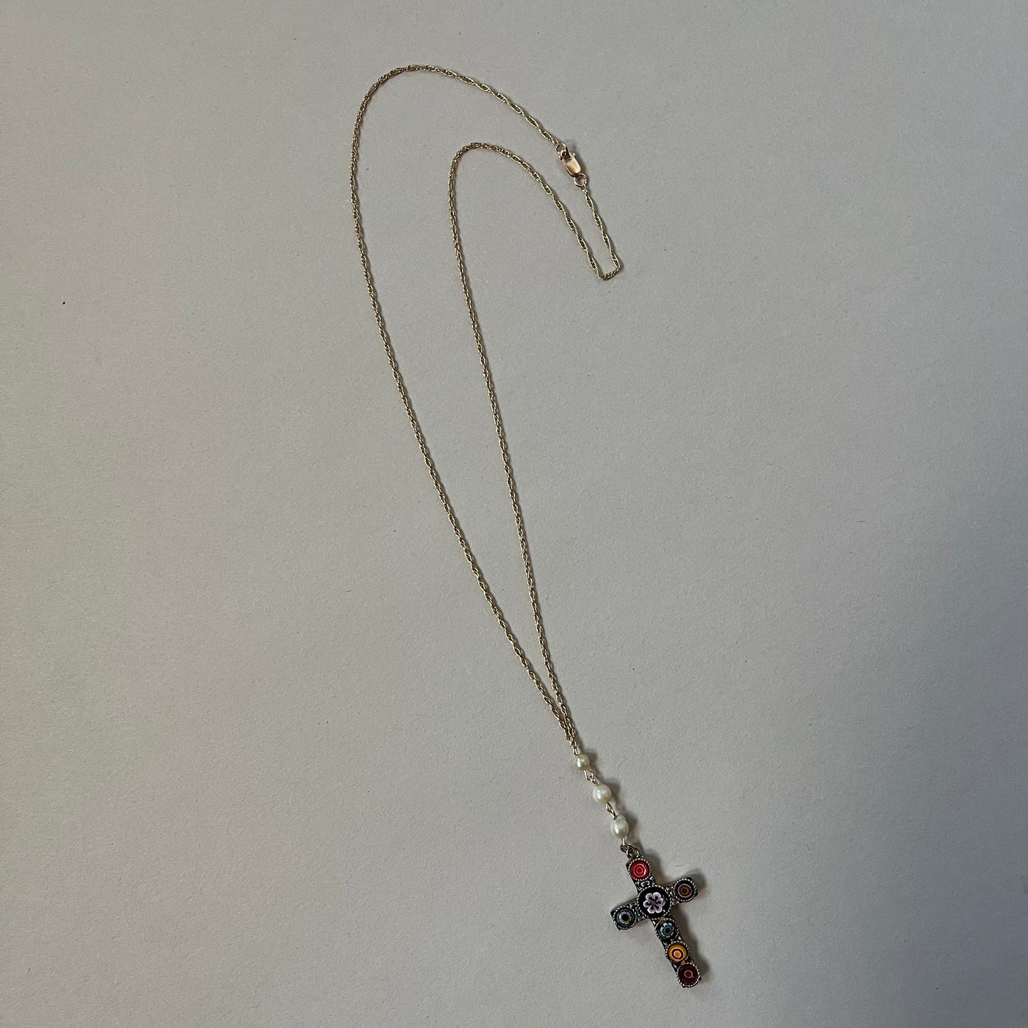 mosaic swirl necklace