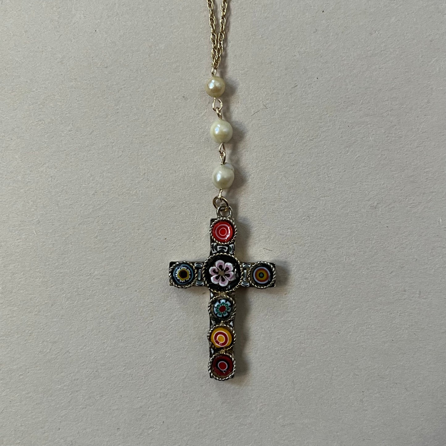 mosaic swirl necklace
