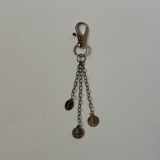 three icons keychain