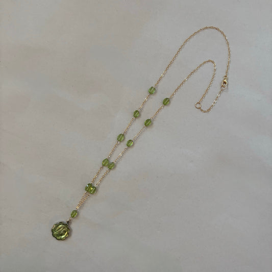 green mary necklace