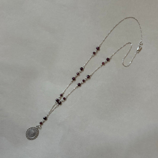 garnet necklace