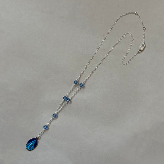 blue idol necklace