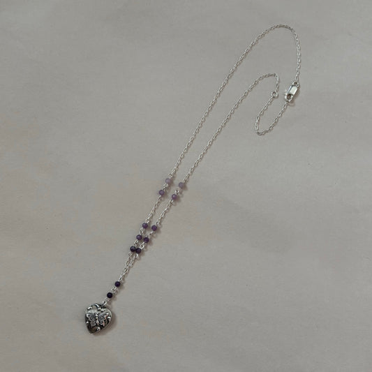 butterfly heart necklace