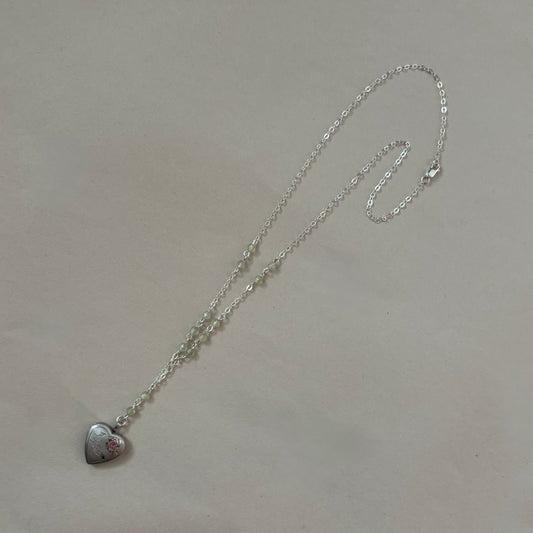 i love you rose locket necklace