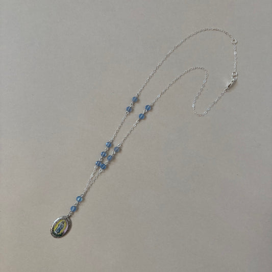 painted mary necklace