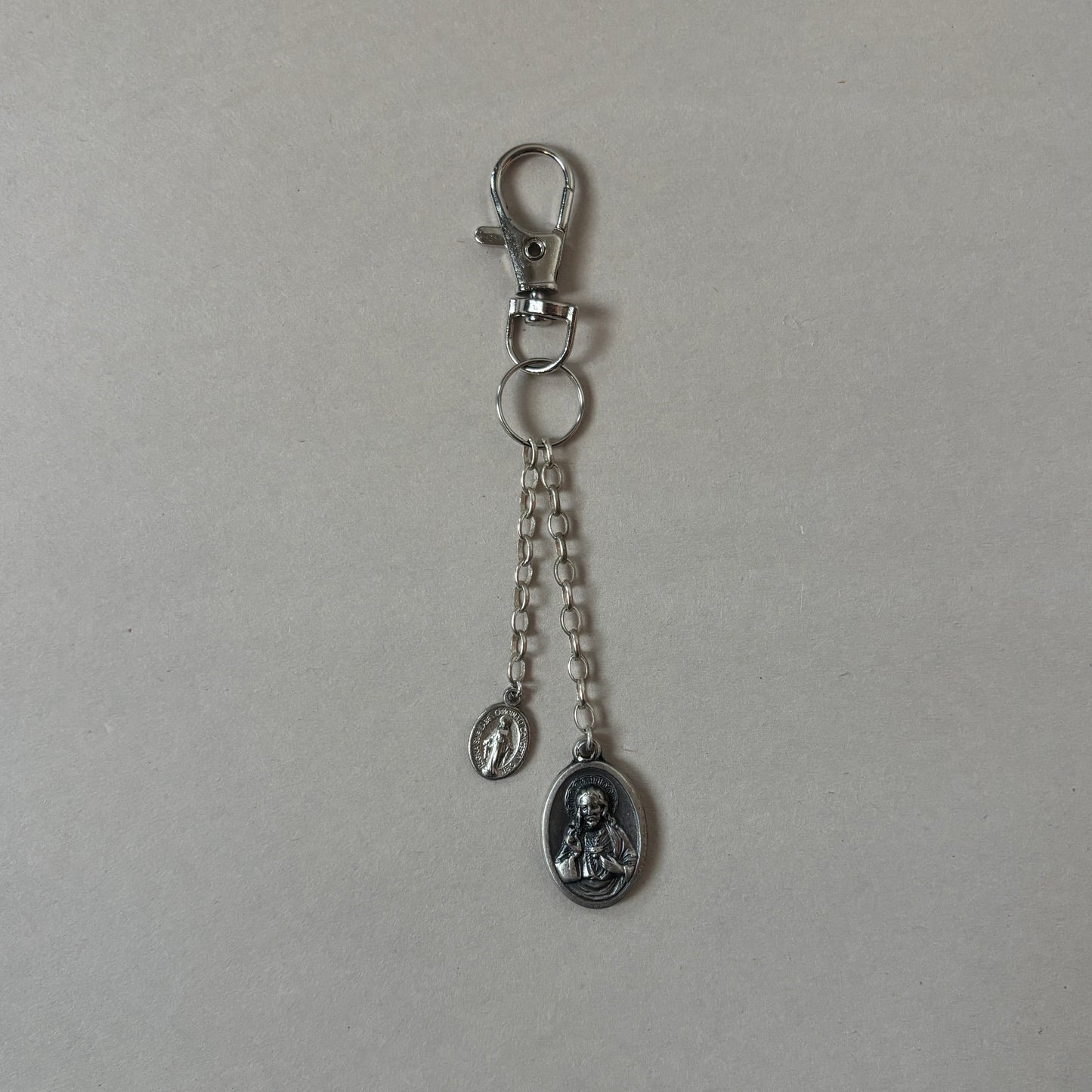 silver keychain