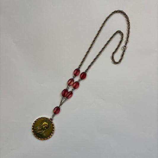 multi tone mary necklace