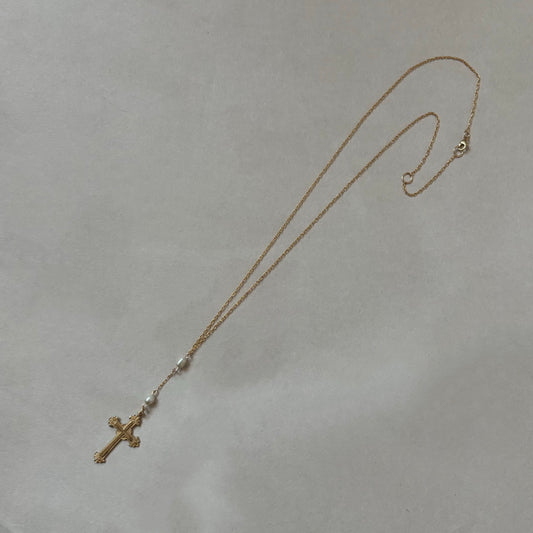 baby cross necklace