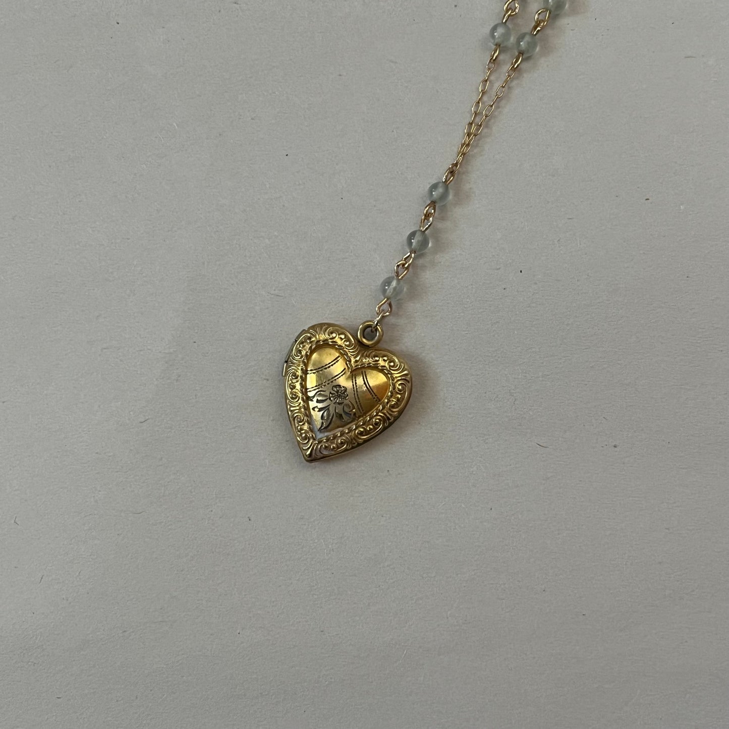 pillow heart necklace