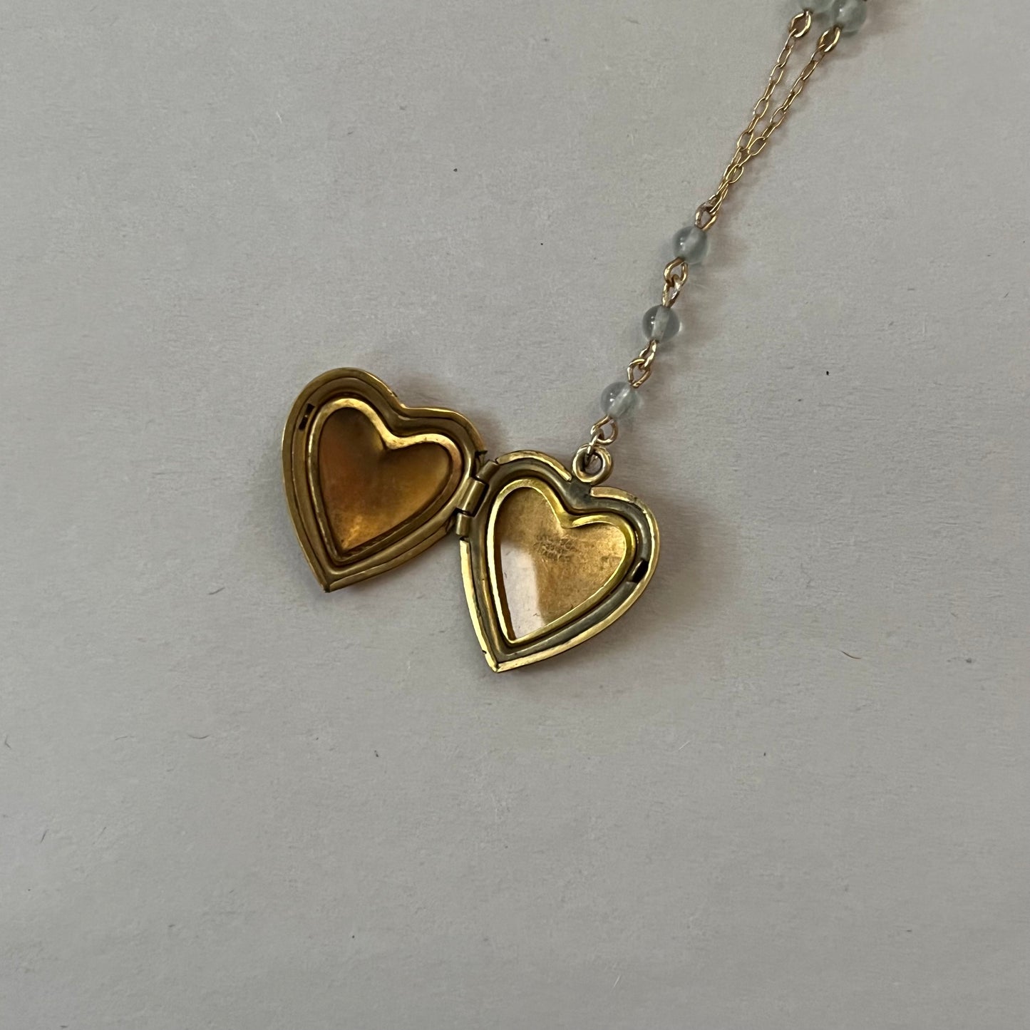 pillow heart necklace