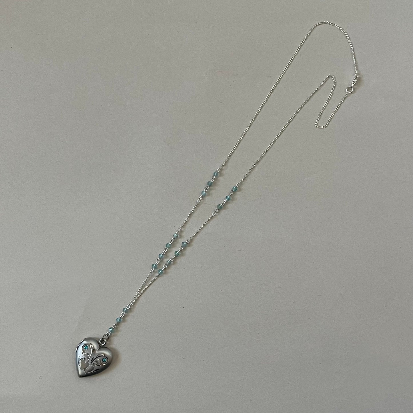 crystal heart necklace