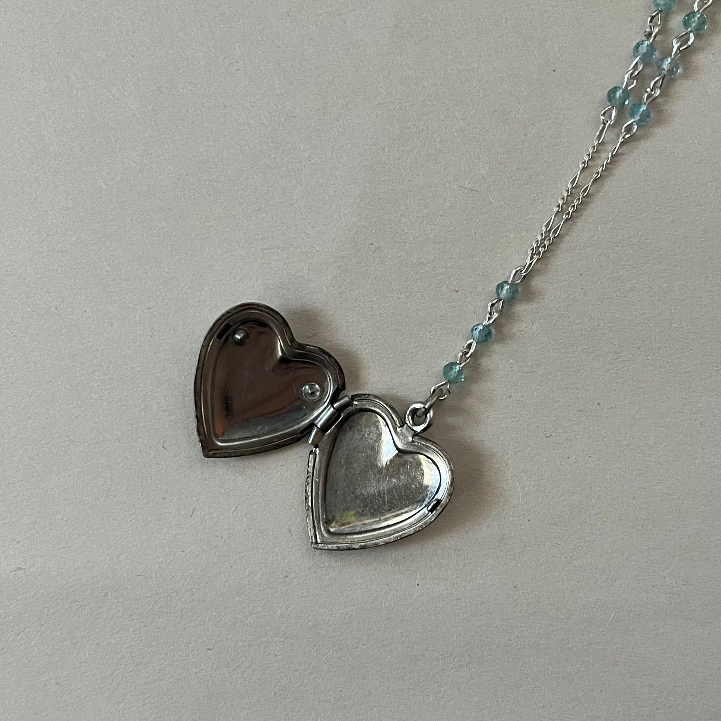 crystal heart necklace