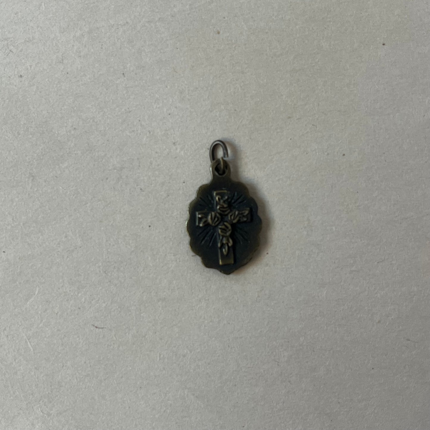 monochrome mary pendant