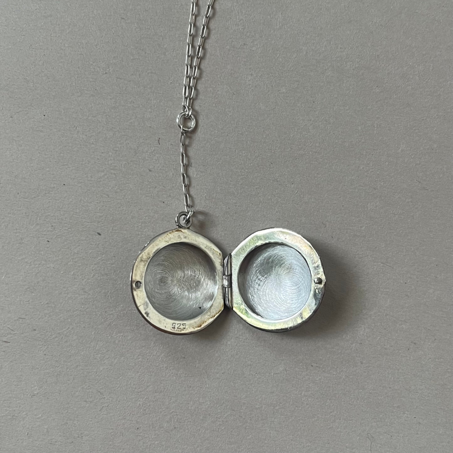 circle locket necklace