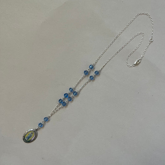 painted mary necklace