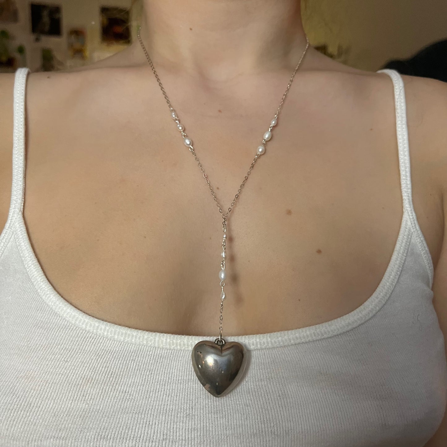 heart of pearls necklace