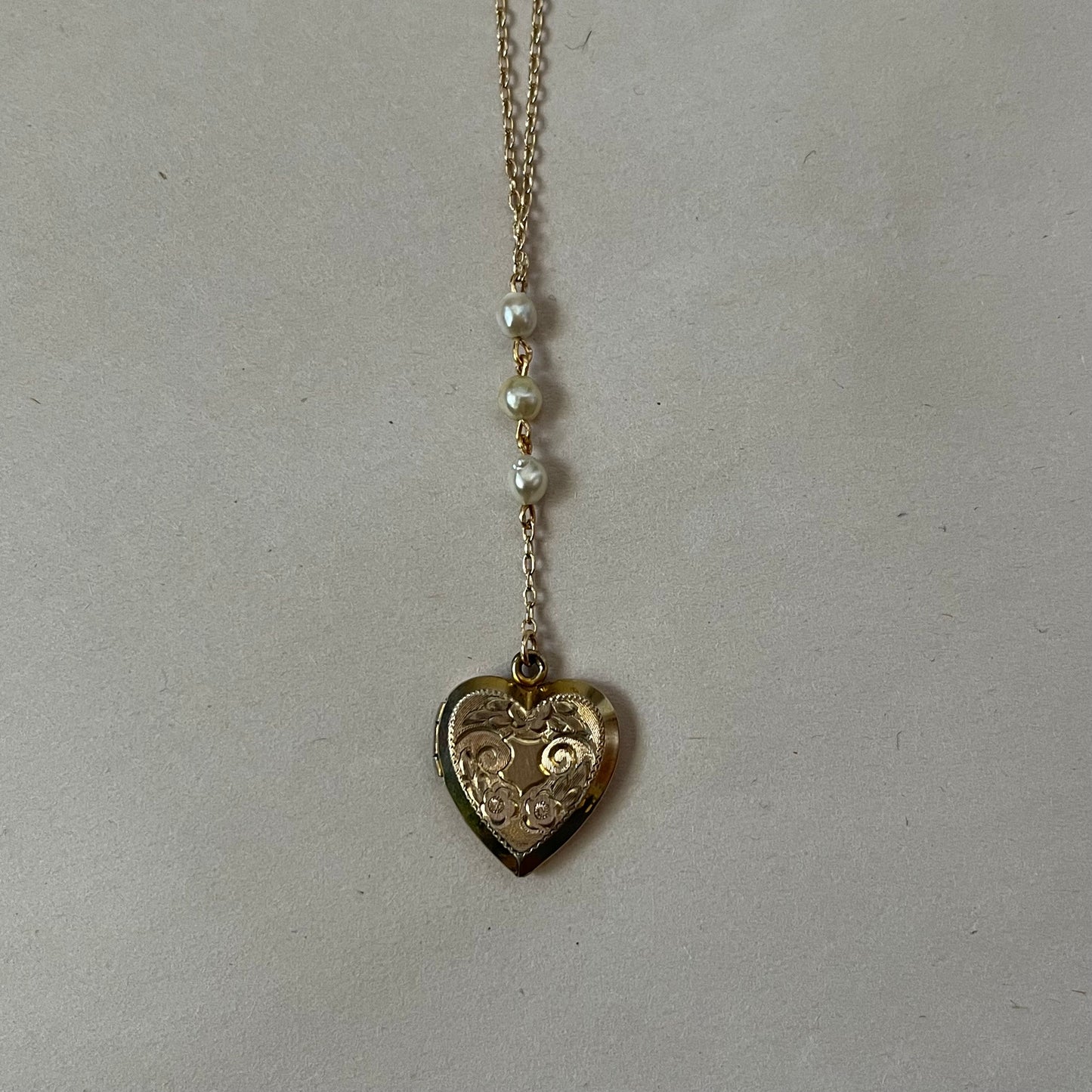 victorian heart necklace