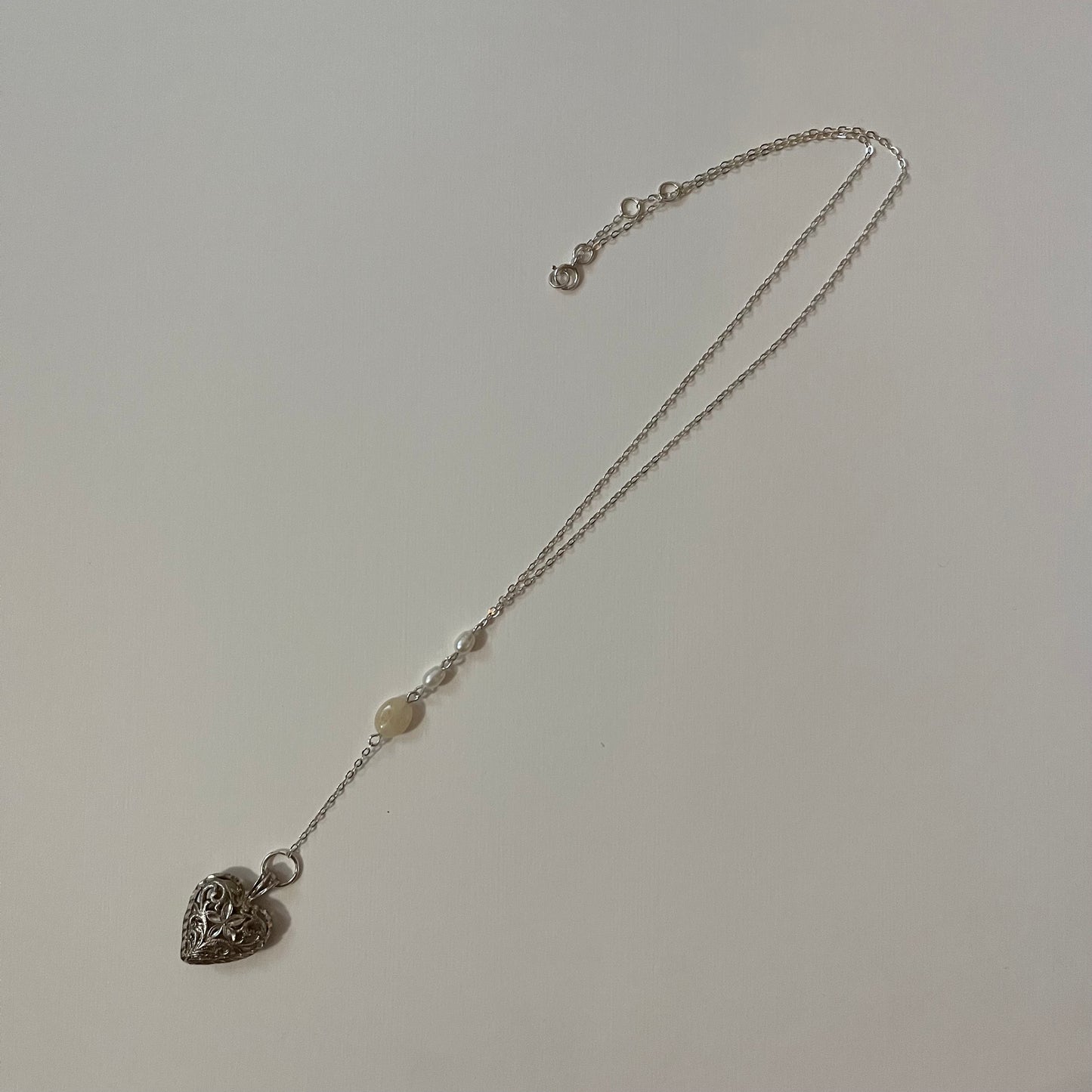 heart cage necklace