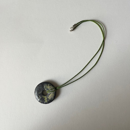 green stone necklace