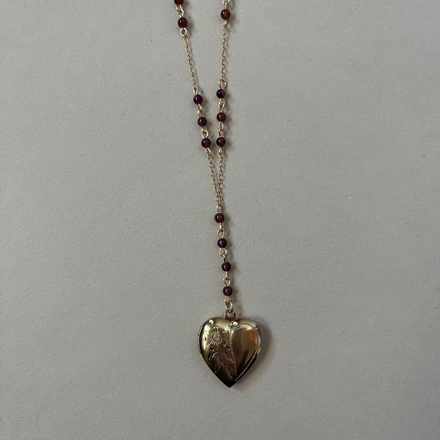 carnelian heart necklace